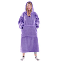 Waitu Wearable Blanket Sweatshirt Gifts for Women and Men  Super Warm and Cozy Blanket Hoodie  Thick Flannel Blanket with Sleeve