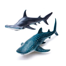Gemini&Genius Whale Shark Hammerhead Shark Leget?j til b?rn Havdyr Actionfigurer Ocean Model Leget?jss?t til b?rn Lege eller udstillingsgave Unde