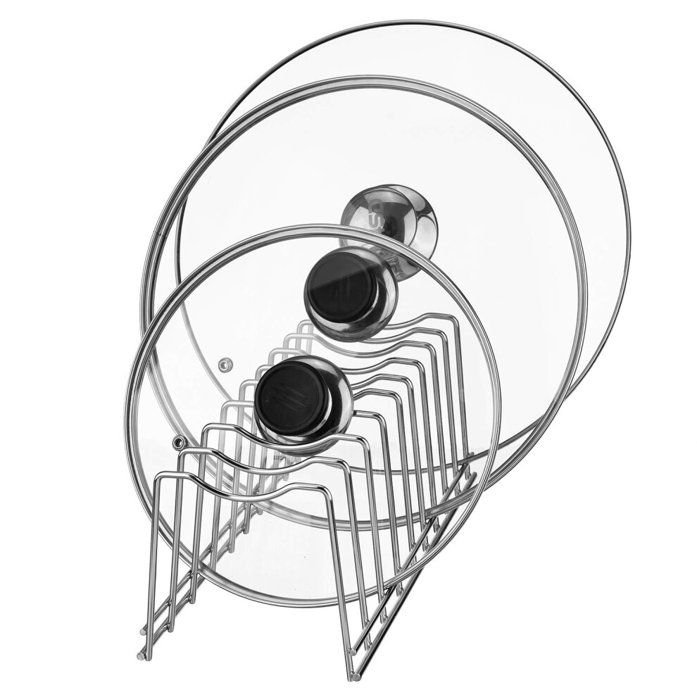 Y.Z.Bros Kitchen Pot Lid Holder Organizer  Rack Cutting Boards  Bakeware  Reusable Containers  Plates-image-OPC-PFN9G9B-NEW