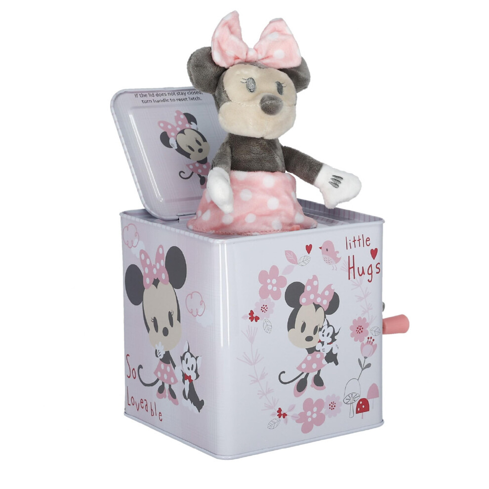 Kids Preferred Disney Baby Minnie Mouse Jack-In-The-Box - Musical Toy For Babies- Pin