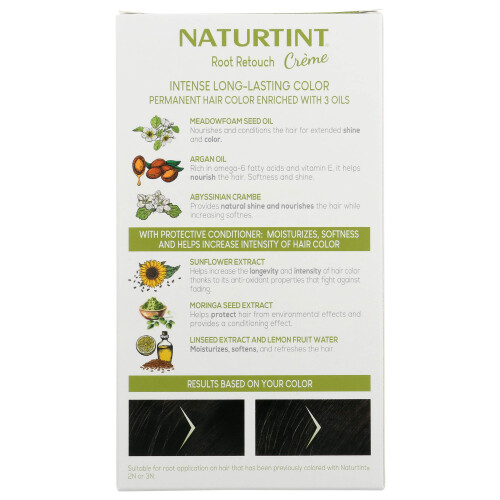 NATURTINT Σκούρο Καφέ Ρίζα Επαναχρωματισμός Χωρίς Αμμωνία, 1.52 FZ 2