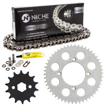 NICHE Antriebsritzel-Kettenkombination fr Honda XR100R CRF100F vorne 14 hinten 50 Zhne 428 V O-Ring 118 Glieder