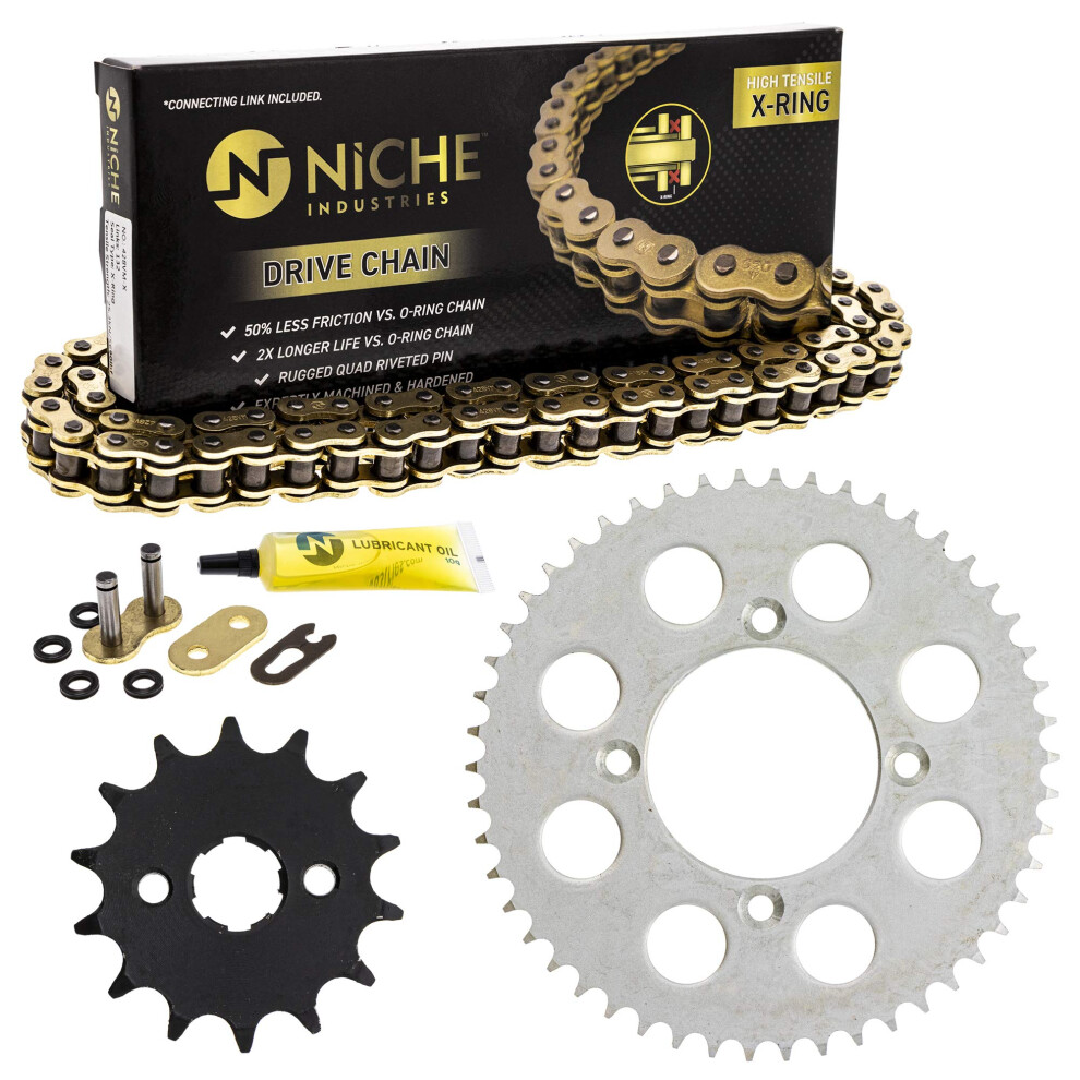 Niche Drive Sprocket Chain Combo For Honda Xr100r Crf100f Front 14 Rea 803467087559