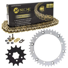 NICHE Antriebsritzel-Kettenkombination fr Yamaha Warrior 350 vorne 13 hinten 40 Zhne 520V-X X-Ring 98 Glieder