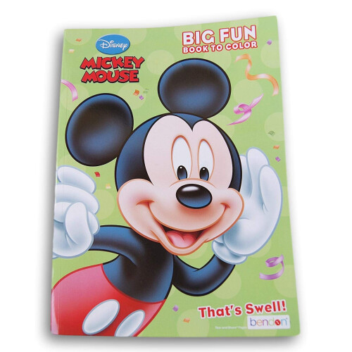 Activity Books Mickey Mouse ''That's Swell!'' Coloring 80 Pages