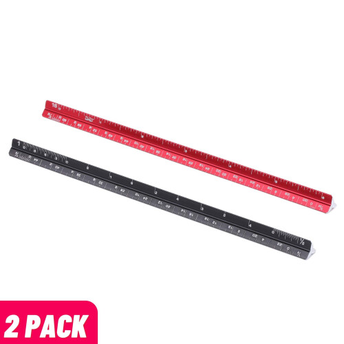 Mr. Pen- 6 Inch 2 Pack Pocket Size Lineal Small Architectural Scale 2