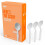 Perk Plastic Soup Spoon Heavy-Weight White 1