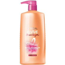 L'Oreal Paris Elvive Dream Lengths Super Detangling Conditioner With Fine Castor Oil and Vitamins B3 and B5 for Long  Damaged Hair  Instantly Detangle