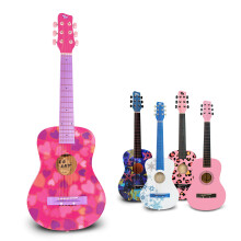 CB SKY 30 Herz-Design, akustische Metallsaiten, Gitarre/Geschenk fr Mdchen/Musikspielzeug fr Kinder/Musikinstrument (Pink)