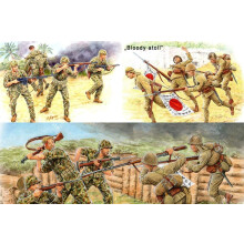 Bundle LOT av Bloody Atoll Tarawa Series 3 Plastkit 1/35 Master Box