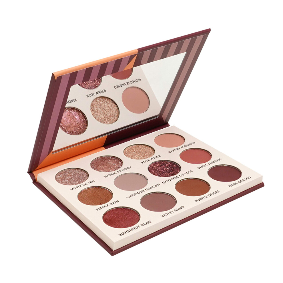 Ebin New York Desert Rose - Secret Of Pharaoh Eyeshadow Palette Highly Pigmented And Blendable Cruelty-Free Long-Lasting Matte & Shimmer