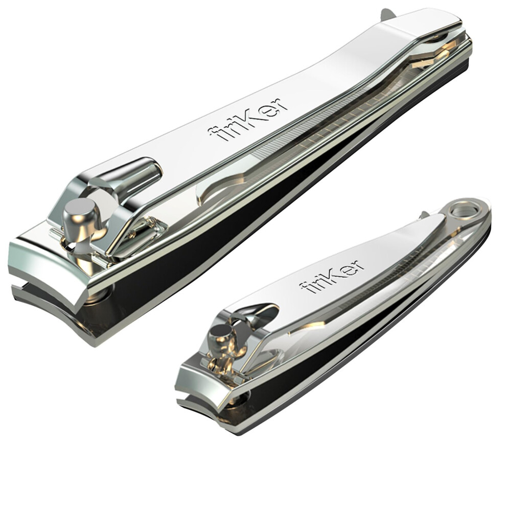 Vuurker Firiker Nail Clipper Set Premium Stainless Steel Fingernail And Toenail Clipper Cutters With Nail File Sharp Effortless Nail Clippers Set For Men & W