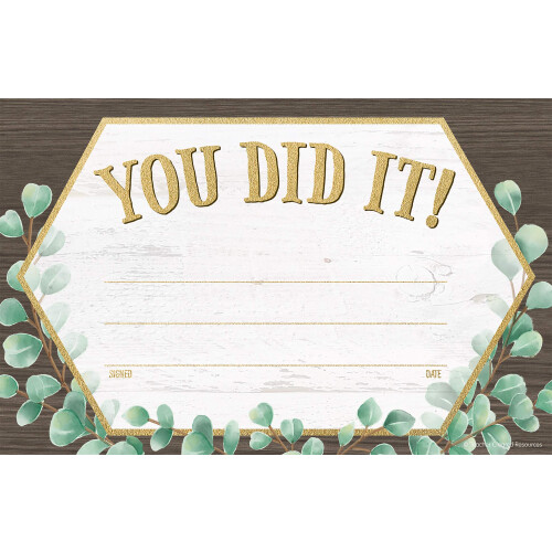 EUCALYPTUS YOU DID IT AWARDS