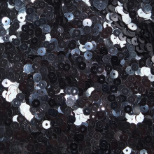 5mm Sequins Round Flat Navy Dark Blue Metallic Medium Hole Made in USA