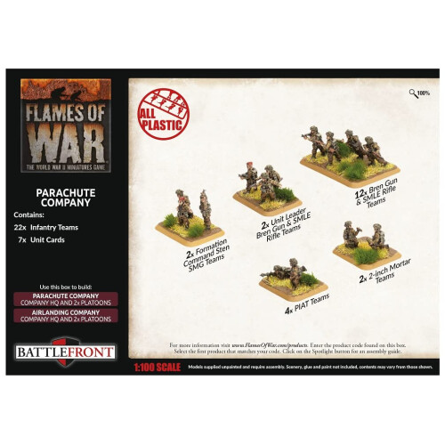 Flames of War: Late War: Βρετανική Αερομεταφερόμενη Μονάδα (BBX49)