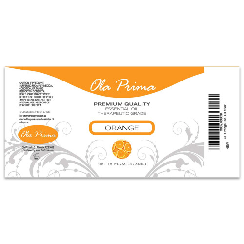 Ola Prima Έλαια - Έλαιο Πορτοκαλιού (16oz) Θεραπευτικής Ποιότητας για Αρωματοθεραπεία 2