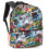 Marvel Avengers Backpack Set Boys Girls Kids - 7 Pc Bundle With Avengers Superhero School Bag  Folders  Pencils  Stickers and More (Marvel S 2