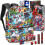 Marvel Avengers Backpack Set Boys Girls Kids - 7 Pc Bundle With Avengers Superhero School Bag  Folders  Pencils  Stickers and More (Marvel S 1