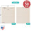 321Done Pieghevole Ricetta Schede (Set da 50) Rustic Kraft Tan Dal Ki 2