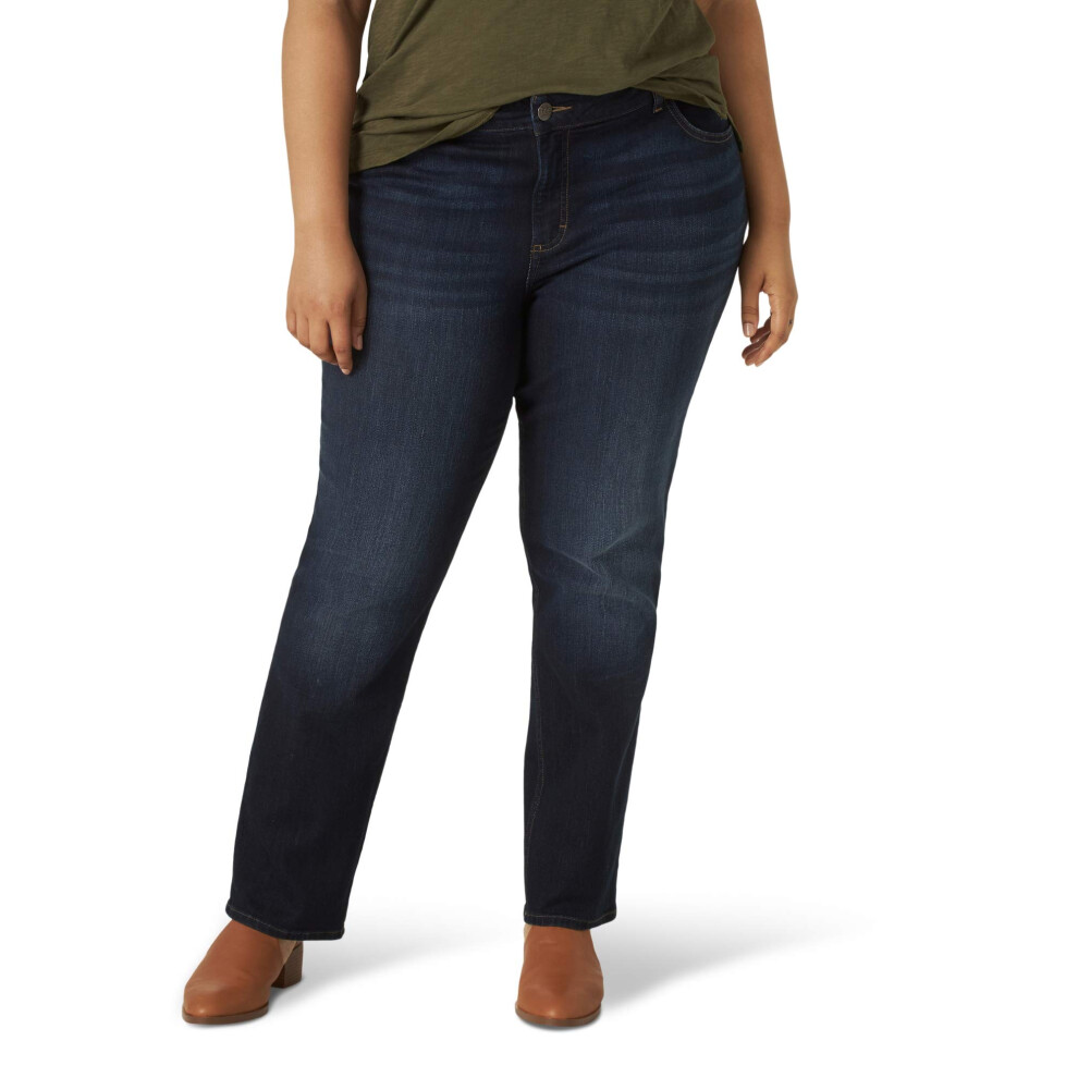 Jean coupe droite coupe r   guli   re Lee pour femme Nightshade 10 Short
