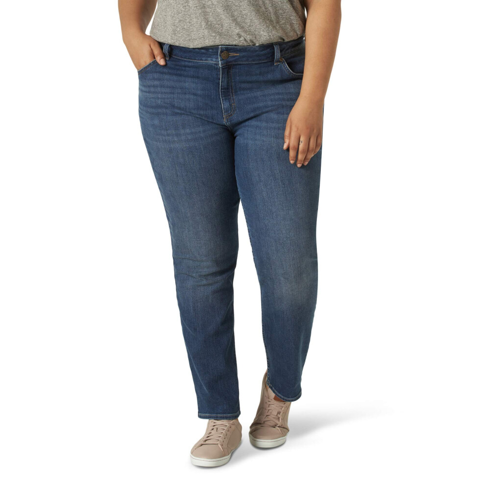 Jean coupe droite Lee pour femme, taille standard, Seattle 24 Plus Long