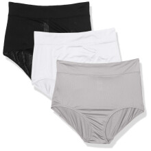 Warners Womens Blissful Benefits Lgtereszto, nedvessgelvezeto mikroszlas rvidnadrg RS4963W BlackWhitePlatinum XL