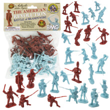 BMC Revolutionary War Plastic Army Men - 44ks figurky bitevnho vojka z brandywinu