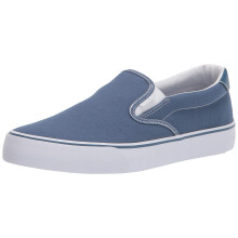 Lugz Kvinnors Clipper Classic Slip-on Mode Sneakers, Blå/Vit, 8.5, M