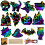 Max Fun Χειροτεχνίες Halloween Scratch Paper για Παιδιά 96PCS Μαγικά Χαρτιά 1