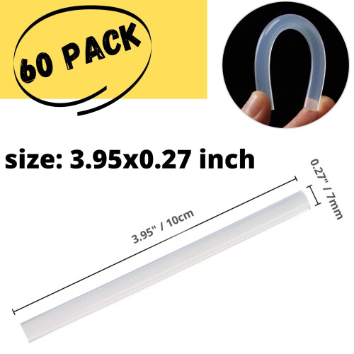 Mr. Pen - Lot de 60 mini b   tons de colle chaude de 4 pouces 1