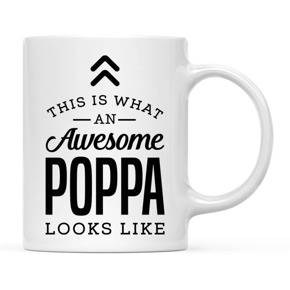 Andaz Press 11oz Ceramic Coffee Tea Mug Gift  This is What an Awesome Poppa Looks Like  1Pack  Birthday Gift Ideas Coworker Hi-image-OPC-PFR7XD5-NEW