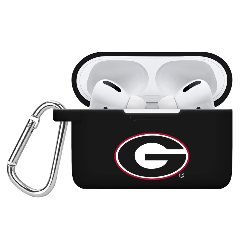 Custodia In Silicone Affinity Bands Georgia Bulldogs Compatibile Con Apple Airpods Pro (Nero)