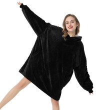 Letsfunny manta sudadera con capucha de gran tamao sherpa sherpa lana manta sudadera sper suave clida acogedora con regalos de bolsillo gigante pa