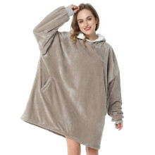 Letsfunny manta sudadera con capucha de gran tamao sherpa sherpa lana manta sudadera sper suave clida acogedora con regalos de bolsillo gigante pa