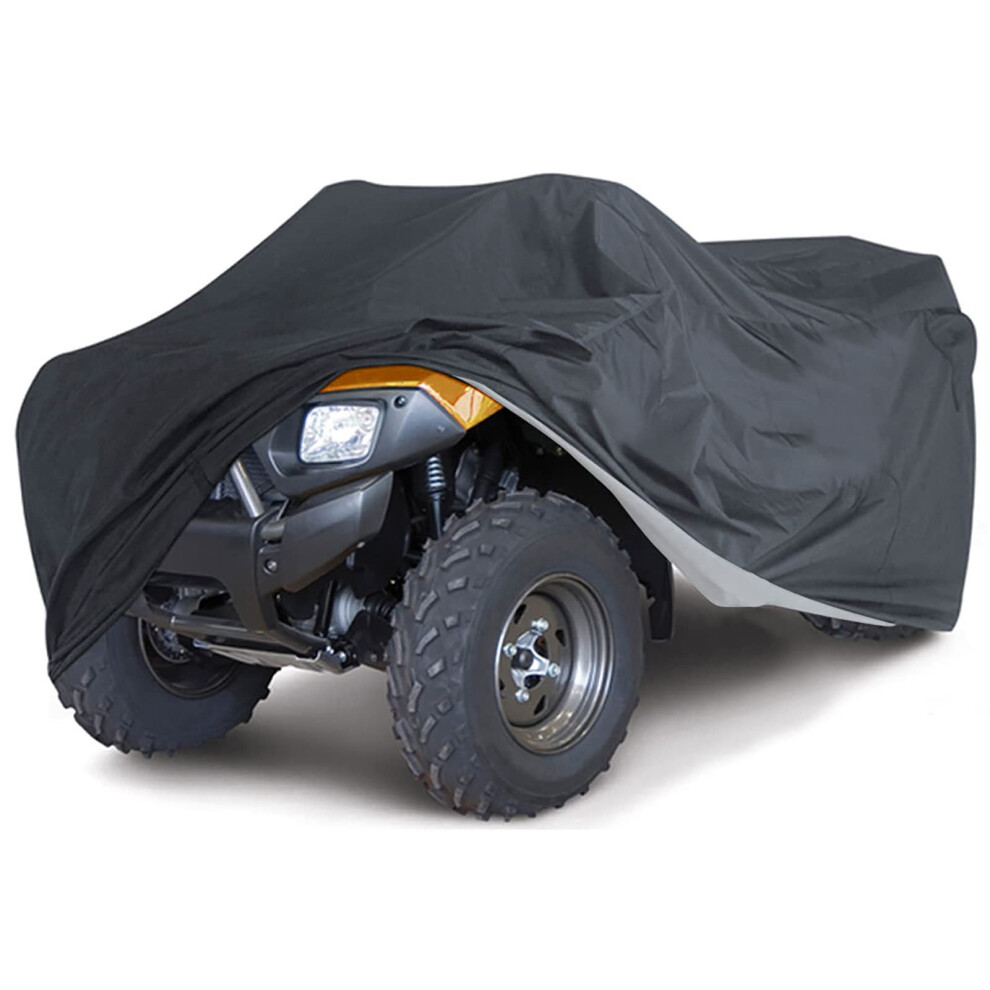 Szblnsm ATV Cover. 420D Heavy Duty Tear-Resistant Fabric. Quad Cover for Kawasaki, Arctic Cat, Honda, Polaris,Yamaha, and More. Protection Against Wa-image-OPC-PFC5HB2-NEW