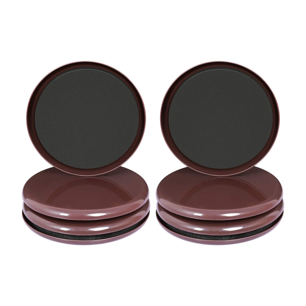 Ezprotekt - Set Di 8 Cursori Riutilizzabili Per Moquette, 12,7 Cm, Rotondi, Per Mobili, Mobili, Mobili, Mobili, Mobili, Mobili, Mobili, Scivoli-image