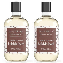 Deep Steep Bubble Bath  17 Ounce (Pack of 2) (Vanilla Coconut)