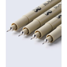 Mr. Pen - mustat tussikyn   t 0,25 mm, 4 kpl Raamattukyn   t, ei vuotoa, ohutk   rkiset, eritt   in hienot mustat taidekyn   t