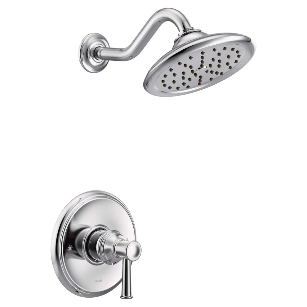 Photos - Other Bathroom Accessories Moen UT3312 Belfield M-CORE 3-Series 1-Handle Shower Trim Kit Valve Required Chrome 