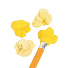 Mini-Popcorn-Radiergummi-Bleistiftaufstze  Schreibwaren  24 Stck