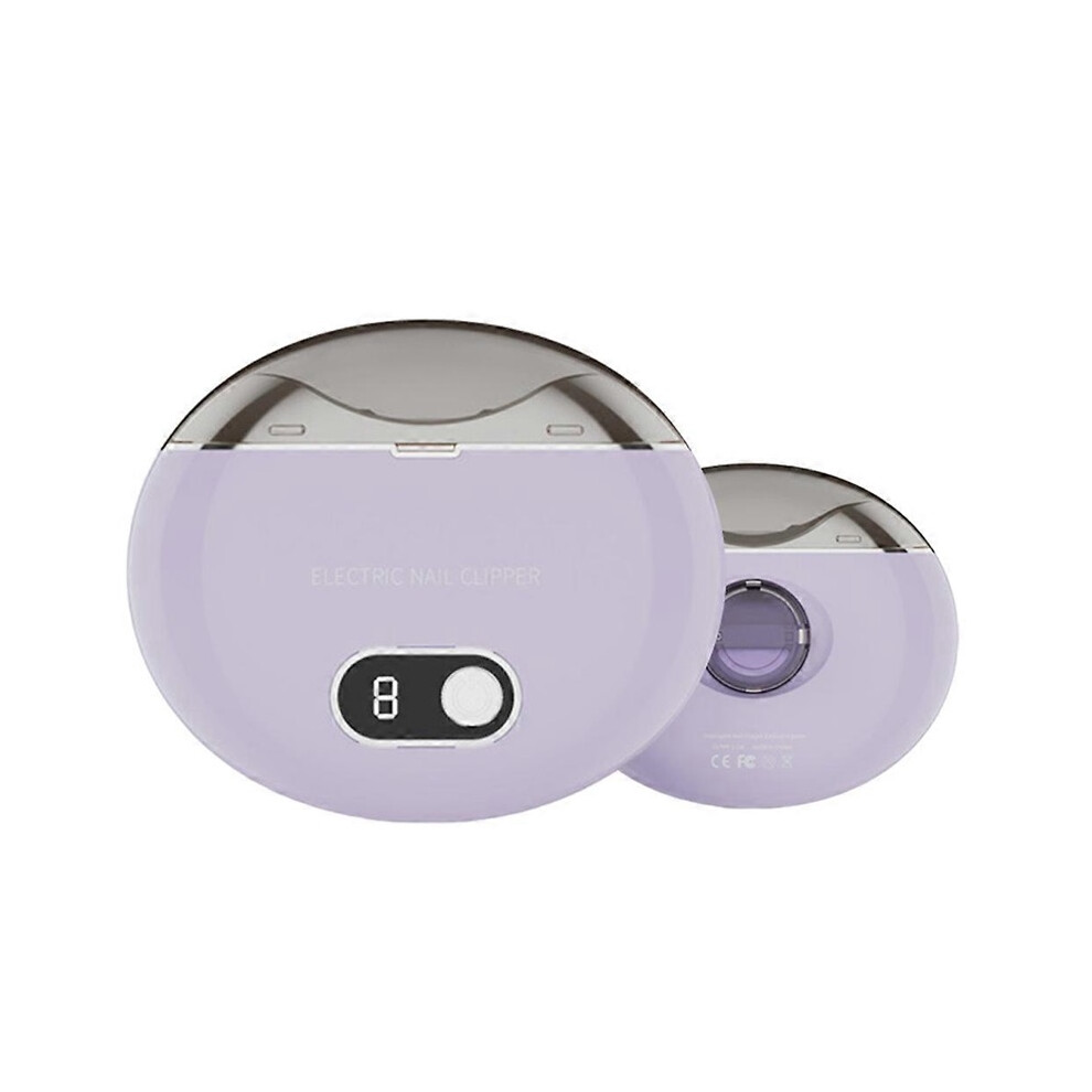 (Purple) Quiet  Efficient Electric Nail Clipper