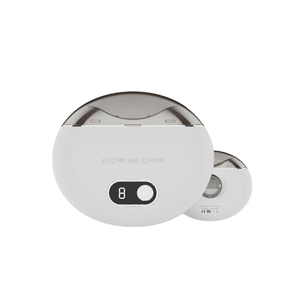(White ) Quiet  Efficient Electric Nail Clipper