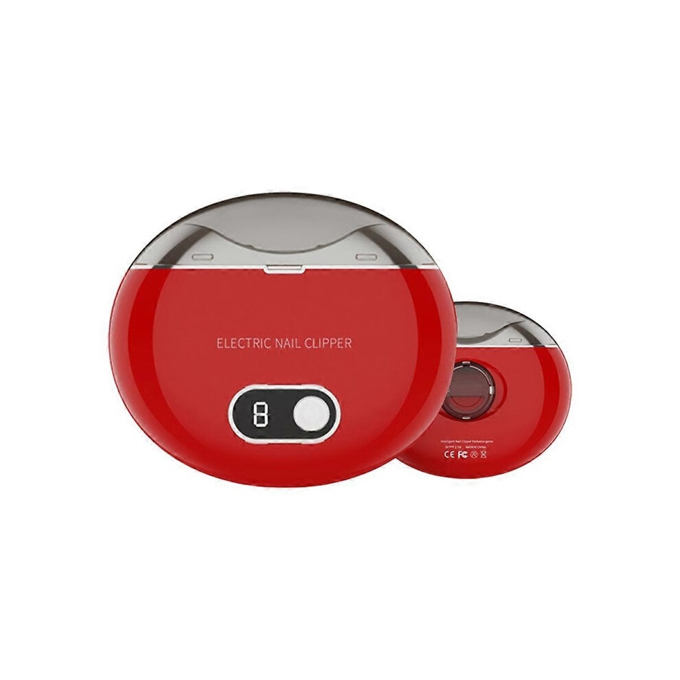 (Red) Quiet  Efficient Electric Nail Clipper