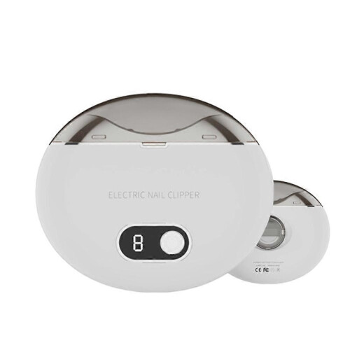 (White ) Quiet  Efficient Electric Nail Clipper 1