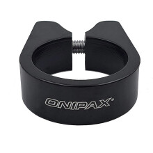 ONIPAX Cykelstol Post Clamp Aluminium Alloy 31,8mm/34,9 mm svart (31,8 mm)