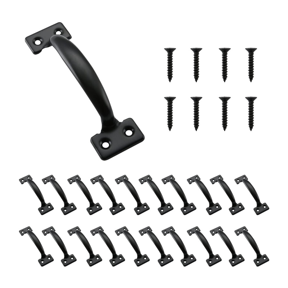 Home Master Hardware 20 Pack 612 Inch Gate Pull Door Handles Metal Gate Pulls Kitchen Furniture Cabinet Wardrobe Closet Drawer 842001150557
