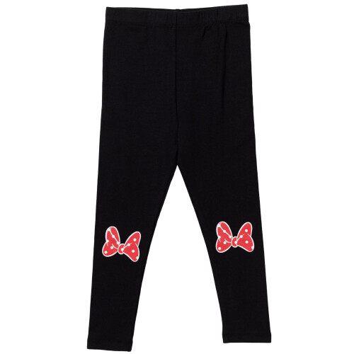 Disney Disney Minnie Mouse Σετ Ρούχων για Κορίτσια 3 Τεμαχίων, Γιλέκο και Κολάν 5T 2