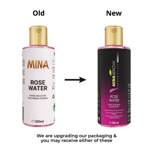Mina Ροδόσταγμα Τονωτικό Προσώπου & Λύση Fixing Χέννας Φρυδιών 1