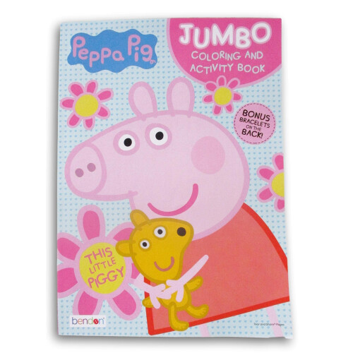 Βιβλίο Ζωγραφικής & Δραστηριοτήτων Peppa Pig ''Pretty Little Peppa - 80 Σελίδες