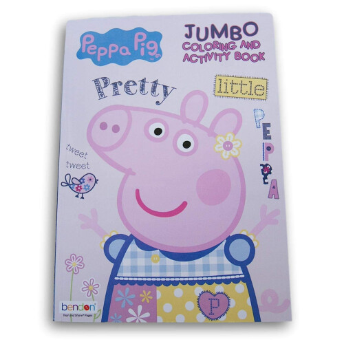 Βιβλίο Ζωγραφικής & Δραστηριοτήτων Peppa Pig ''Pretty Little Peppa - 80 Σελίδες 1